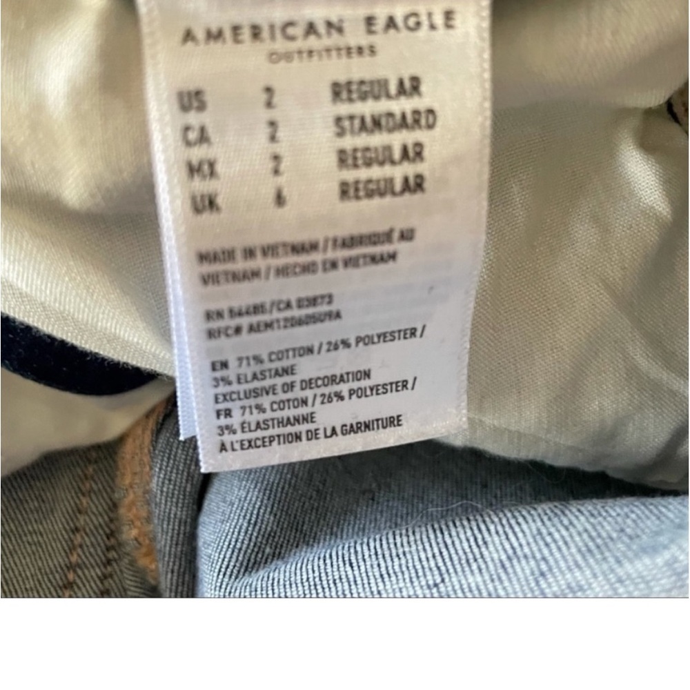 American Eagles next level hi-rise jegging Blue Women's Jean - Picture 6 of 9